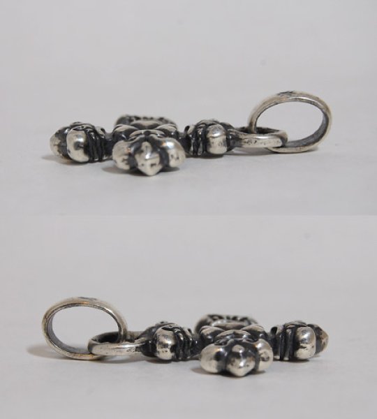 画像5: One Eighth 4 Heart Crown Short Cross With H.W.O Pendant (5)