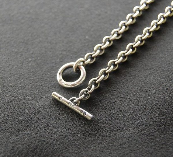 画像4: 6Chain & Quarter Classic T-bar Necklace (4)