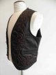 画像3: Gaboratory Tailored Leather Vest (Tribal art work) (3)