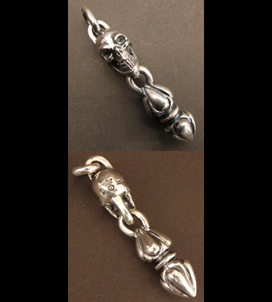 画像5: Single Skull With Noodle Pendant (5)