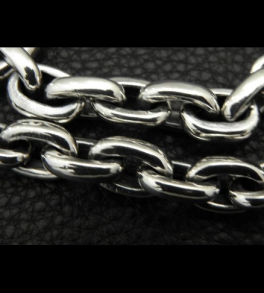 画像9: 2Skulls With Small Oval Links Bracelet (9)