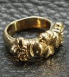 画像6: Gold Small 4Heart Crown Ring (6)