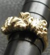 画像10: Gold Small 4Heart Crown Ring (10)