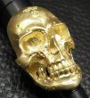 画像18: 10K Gold Large Skull H,W,O Ring ( Pure Gold Color Finish) (18)