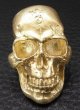 画像5: 10K Gold Large Skull H,W,O Ring ( Pure Gold Color Finish) (5)
