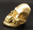 画像10: 10K Gold Large Skull H,W,O Ring ( Pure Gold Color Finish) (10)