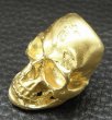 画像13: 10K Gold Large Skull H,W,O Ring ( Pure Gold Color Finish) (13)