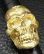 画像19: 10K Gold Large Skull H,W,O Ring ( Pure Gold Color Finish) (19)