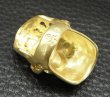 画像3: 10K Gold Large Skull H,W,O Ring ( Pure Gold Color Finish) (3)