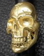 画像17: 10K Gold Large Skull H,W,O Ring ( Pure Gold Color Finish) (17)