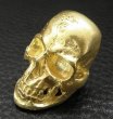 画像9: 10K Gold Large Skull H,W,O Ring ( Pure Gold Color Finish) (9)