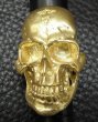 画像16: 10K Gold Large Skull H,W,O Ring ( Pure Gold Color Finish) (16)