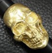 画像14: 10K Gold Large Skull H,W,O Ring ( Pure Gold Color Finish) (14)