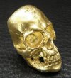 画像6: 10K Gold Large Skull H,W,O Ring ( Pure Gold Color Finish) (6)