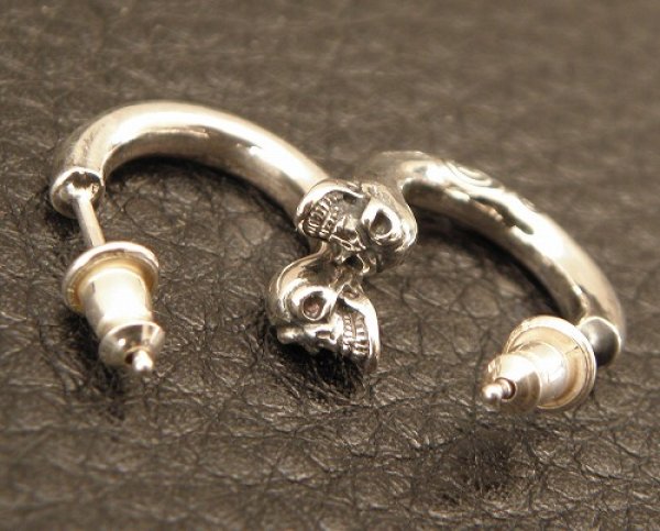 画像7: Phantom T-bar Skull On Round Bar Pierce (7)