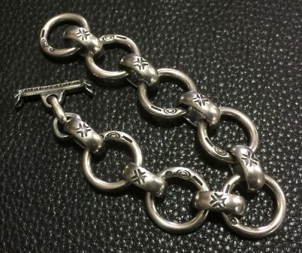 画像3: H.W.O & O-Ring Links Bracelet (3)