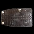 画像1: Crocodile Tail W-Spine(L) Long Wallet (1)