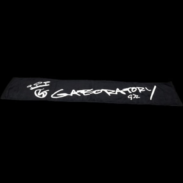 画像2: Gaboratory Muffler Towel【Black】 (2)
