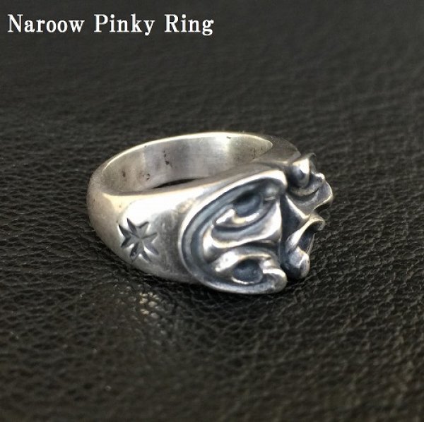 画像6: Sculpted Oval Narrow Pinky Ring & Sculpted Oval Wide Pinky Ring (6)