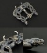 画像3: Midium Snake & Buffalo Skull Belt Buckle (3)