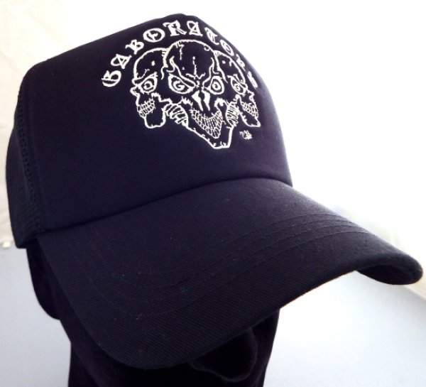 画像3: Triple Skull Mesh Cap (Snap-back) (3)