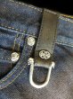 画像5: Gaboratory Reinforced Jeans with Stingray inlay Cow hide pocket (5)