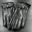 画像1: Single Skull Button Ram Skin Gloves (1)