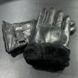 画像4: Single Skull Button Ram Skin Gloves (4)