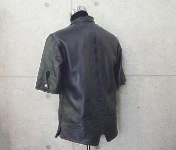 画像3: Gaboratory Tribal Leather Shirt (Short sleeve) (3)