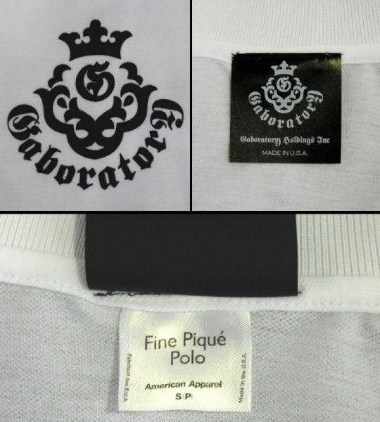 画像3: Gaboratory Atelier Mark Polo Shirt(White) (3)
