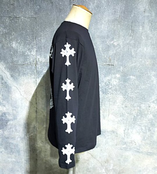 画像4: Snake Bone & Limited Grooved Cross & Limited Cross Supima Cotton Long T-shirt [8oz.] (4)