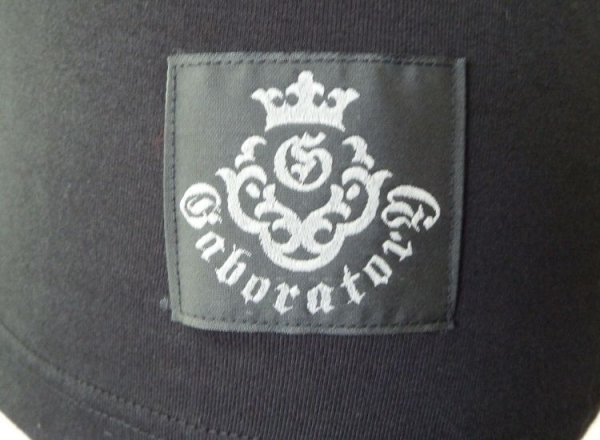 画像5: Atelier mark V-neck T-shirt [Black/Outline] (5)