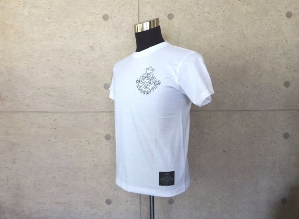 画像2: Atelier mark T-shirt [White/Outline] (2)