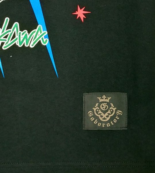 画像5: Gaboratory x YOKO AYUKAWA  Tiger Face 7.1oz Heavy Weight T-shirt [Black] (5)