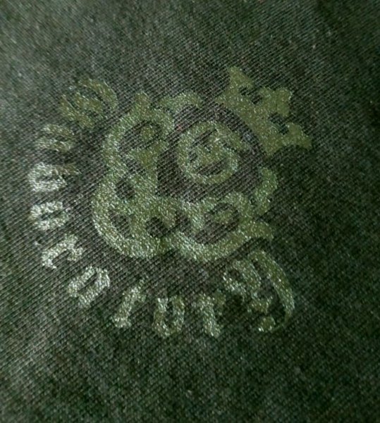 画像4: Gaboratory Knuckle Duster 10.2oz Heavy Weight T-shirt [Black/Black] (4)