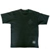画像2: Gaboratory Knuckle Duster 10.2oz Heavy Weight T-shirt [Black/Black] (2)