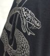 画像6: Gaboratory Snake & Bone 6.2oz T-shirt [Black/Silver Gray] (6)