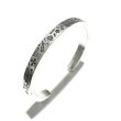 画像4: Multi Stamp Quarter Flat Bar Bangle 7mm Bold (4)