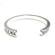 画像7: Multi Stamp Quarter Flat Bar Bangle 7mm Bold (7)