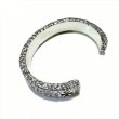 画像5: 17mm Large Chiseled Flat Bar Bangle Bold (5)