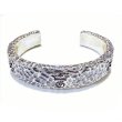画像1: 17mm Large Chiseled Flat Bar Bangle Bold (1)