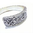 画像6: 17mm Large Chiseled Flat Bar Bangle Bold (6)