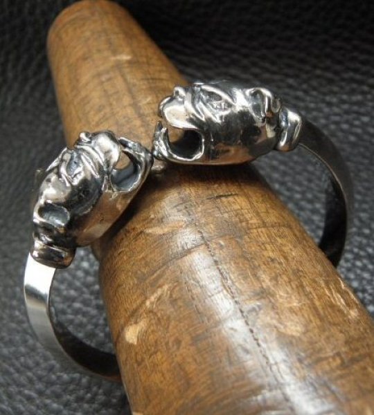 画像9: Bulldog Triangle Wire Bangle (9)