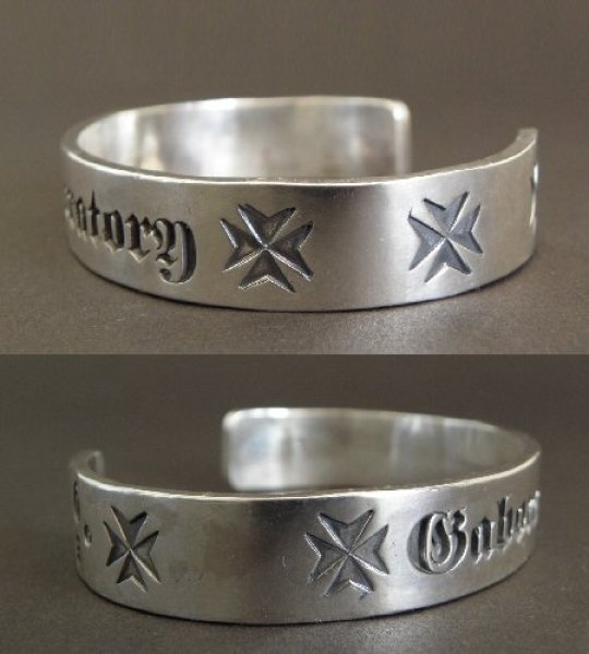 画像4: Gaboratory Logo Mark Flat Bar Bangle (4)