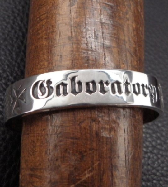 画像8: Gaboratory Logo Mark Flat Bar Bangle (8)