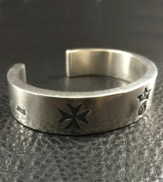 画像9: 15mm Large Flat Bar Bangle Bold (9)