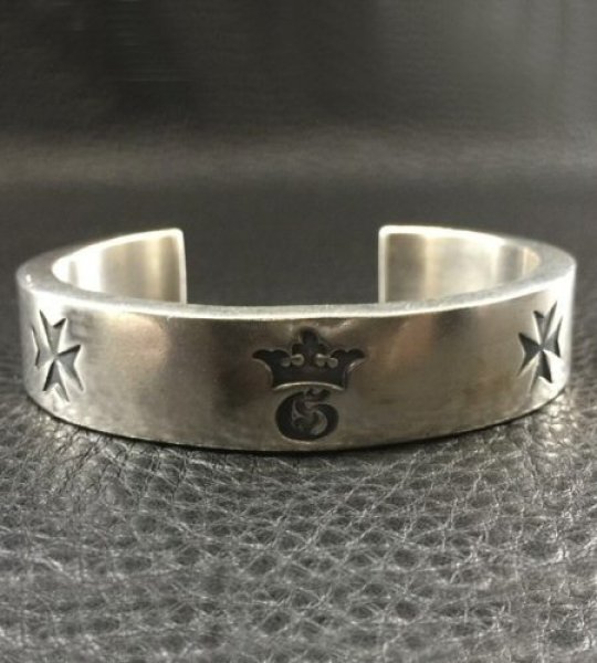 画像8: 15mm Large Flat Bar Bangle Bold (8)