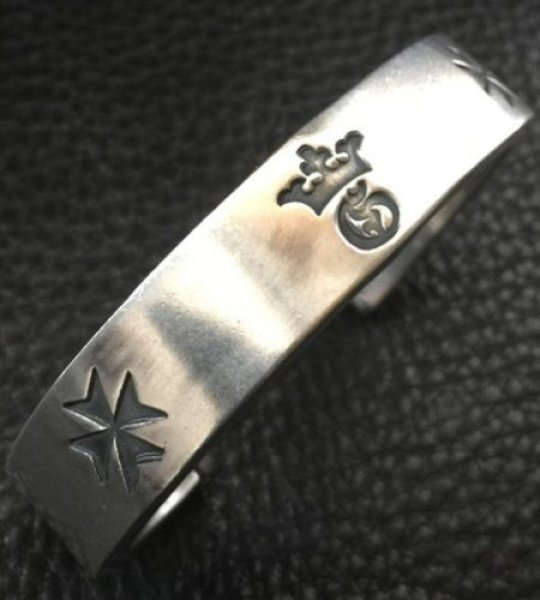 画像4: 15mm Large Flat Bar Bangle Bold (4)