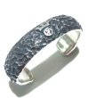 画像9: Raised G&Crown With 18mm Heavy Wide Chiseled Bangle (9)