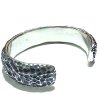 画像10: Raised G&Crown With 18mm Heavy Wide Chiseled Bangle (10)